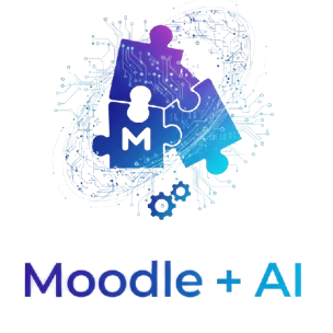 Moodle LMS dashboard with AI integration